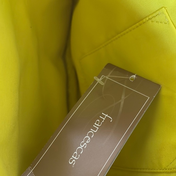 Francesca's Jute woven clutch with green yellow and white beaded detail - Picture 8 of 9